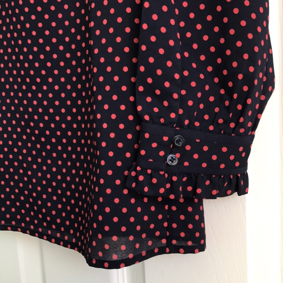 LAST CHANCE | Like New! J. Crew Polka Dot Top - Picture 4 of 9